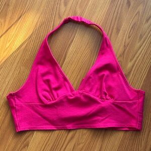 hot pink halter top